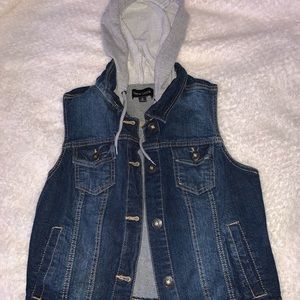 Sleeveless Denim Jacket